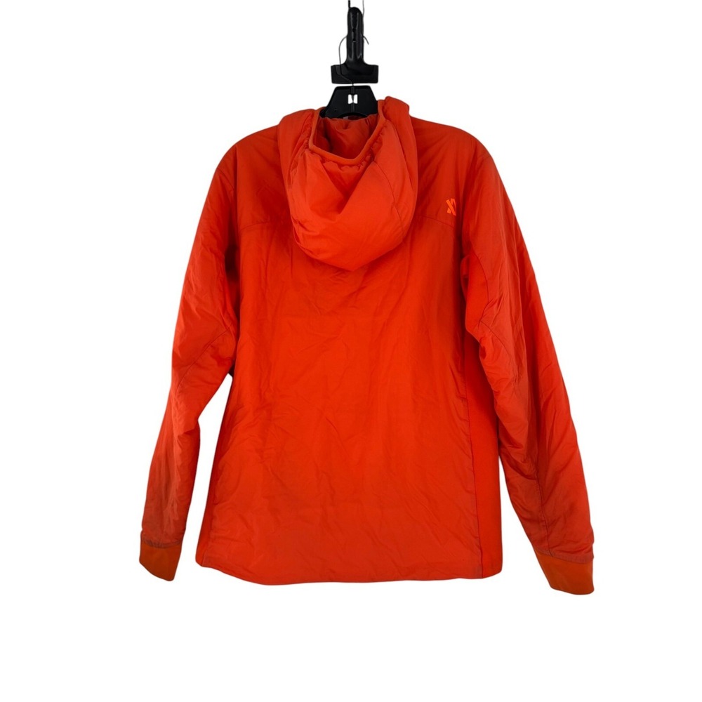 Volkl Men's Orange Pro Insulator Hooded Windproof Jacket Size Small READ - Picture 2 of 11